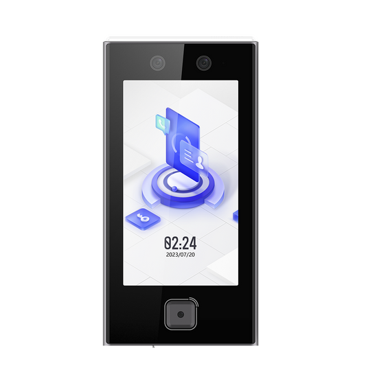DS-K1T670MWX-QR|Terminal Facial Min Moe WiFi / Lector de QRs Físico de Alta Velocidad / 6,000 Rostros / Pantalla 7" / Administrable en la Nube con Hik-Connect 6 / Exterior IP65