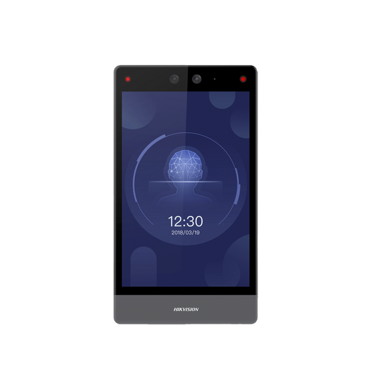 DS-K1T680D-E1|Terminal Facial Min Moe 8" Touch / Delgada y Estética / PoE / 100,000 rostros / Exterior IP65 / Función de Videoportero y Lectura de Códigos QR / Lectura de tarjetas