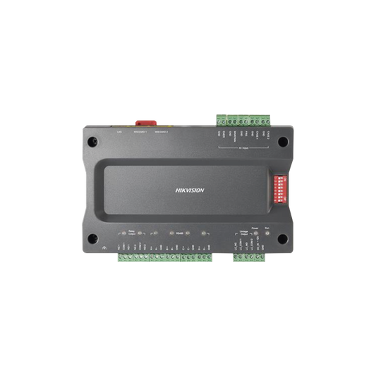 DS-K2210|Controlador MAESTRO para Control de Elevadores / Control de Acceso para los pisos de los Elevadores por Huella o Tarjeta / Programación por IVMS4200 o Interfaz Web
