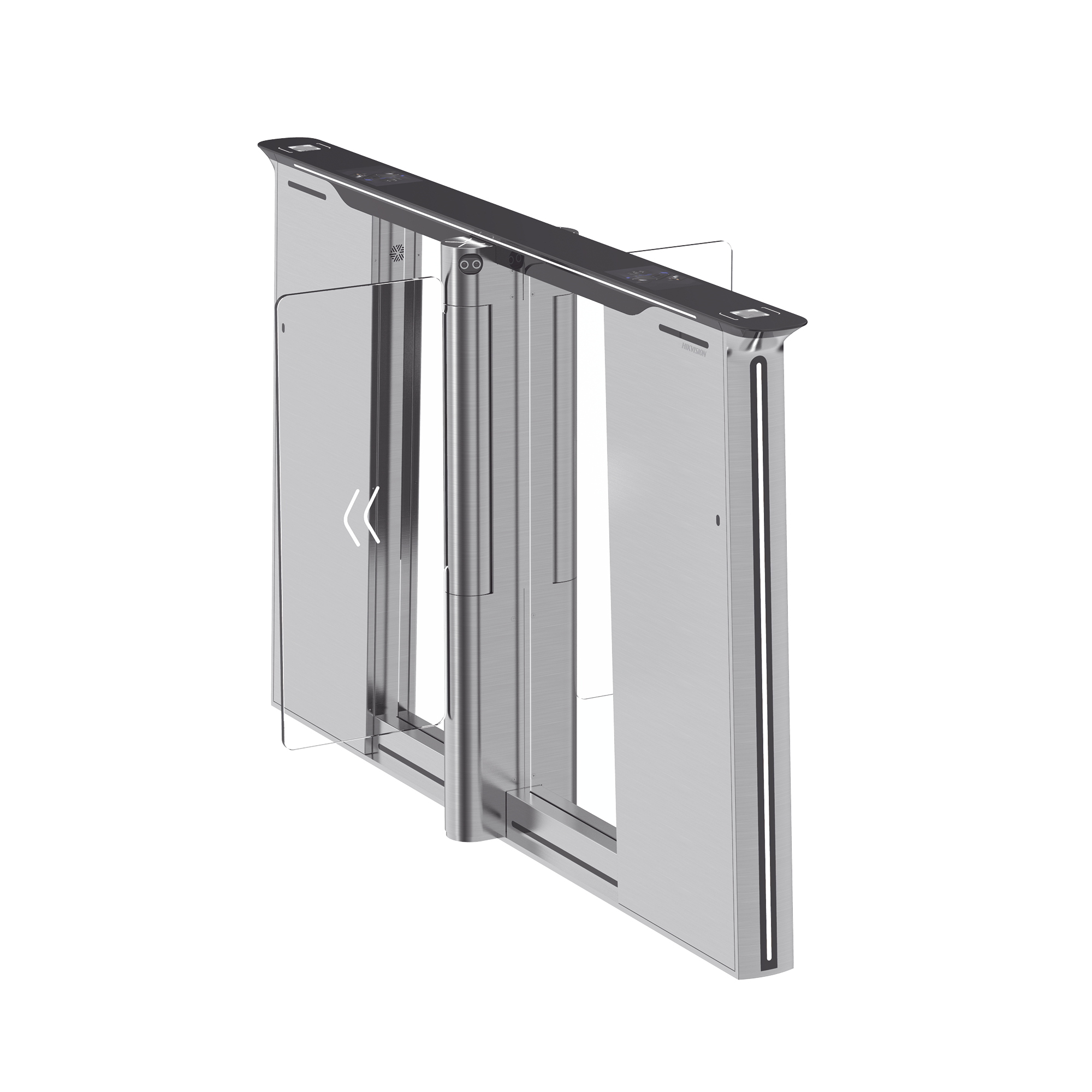 DS-K3B961TX-M/DPIQL-DP90|Torniquete con Reconocimiento Facial y Lector QR Embebidos / CENTRAL / 100 mil usuarios / Carril de 90 Cms / Requiere Torniquete Izquierdo y Derecho