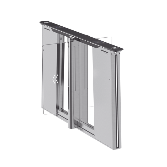 DS-K3B961TX-M/DPIQL-DP90|Torniquete con Reconocimiento Facial y Lector QR Embebidos / CENTRAL / 100 mil usuarios / Carril de 90 Cms / Requiere Torniquete Izquierdo y Derecho
