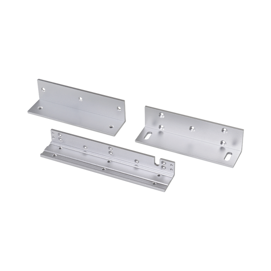 DS-K4H258-L/Z|Kit de montajes Z y L para Cerradura Magnética HIKVISION / Compatible con DS-K4H258S / Uso en Puerta de Madera y Metal