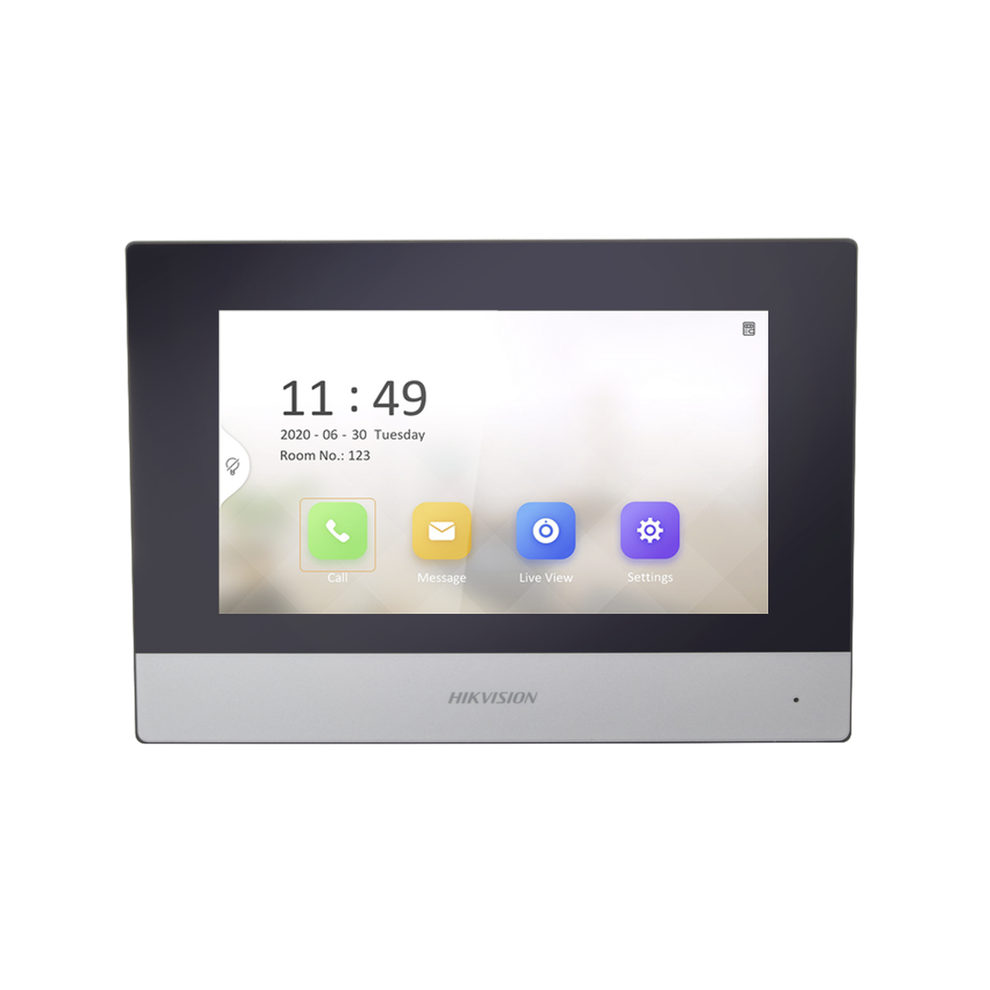 DS-KH6320-WTE1|Monitor IP WiFi Touch Screen 7" para Videoportero IP  / V?¡deo en Vivo / PoE Est?índar / Apertura Remota / Llamada Entre Monitores / Audio de dos v?¡as / Policarbonato - ISTEN