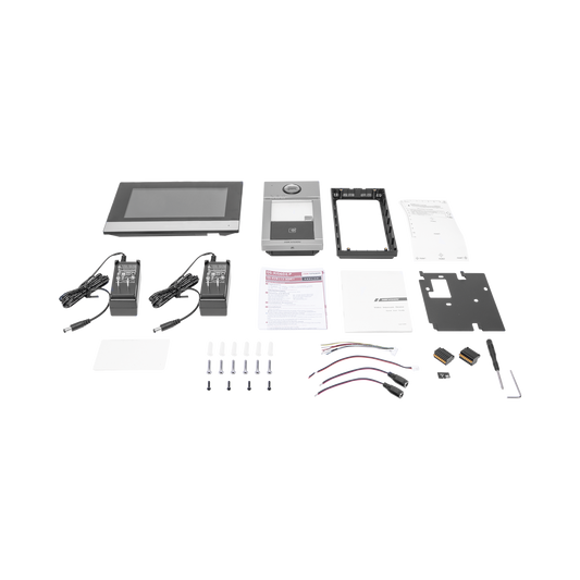 DS-KIS604-P(C)|Kit de Videoportero IP PoE Estandar con llamada a App de Smartphone (Hik-Connect) / Apertura con Tarjeta MIFARE / Frente de calle IK08 & IP65 / Soporta 2 puertas