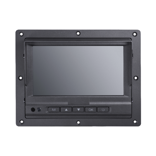 DS-MP1301(AE)|Monitor y Botones de 7" LCD / Compatible con DVR Móvil HIKVISION / Conector Tipo Aviación