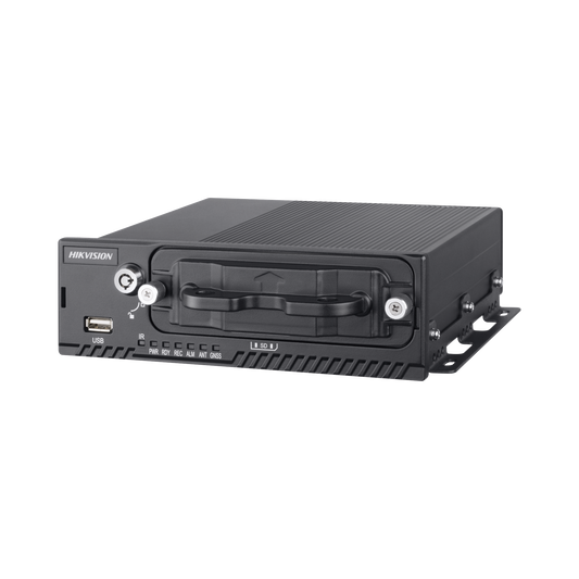 DS-MP5604|DVR Móvil 1080P / 4 Canales TURBO + 4 Canales IP / Soporta 4G / WiFi / GPS / Soporta HDD / Entrada y Salida de Alarmas / Salida de Video