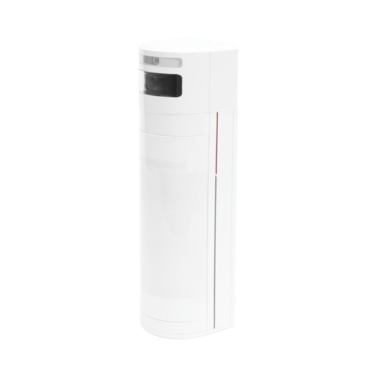 DS-PDTT15AM-LM-CAMK|(AX PRO) CÁMARA + PIR Dual-Tech Exterior IP65 / Rango de Detección 15 mts / ALTA RESOLUCION / Ángulo de Cobertura Ajustable de 90° a 180° / Inmunidad a Mascotas 40 Kg