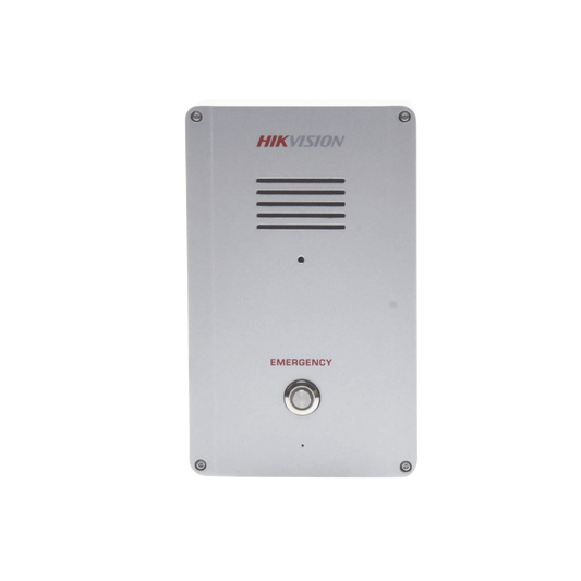 DS-PEA101-V1-PS|Estación de Alarma de Pánico / Micrófono Integrado / Exterior IP65 / Protección IK09 / Entrada y Salida de Alarma