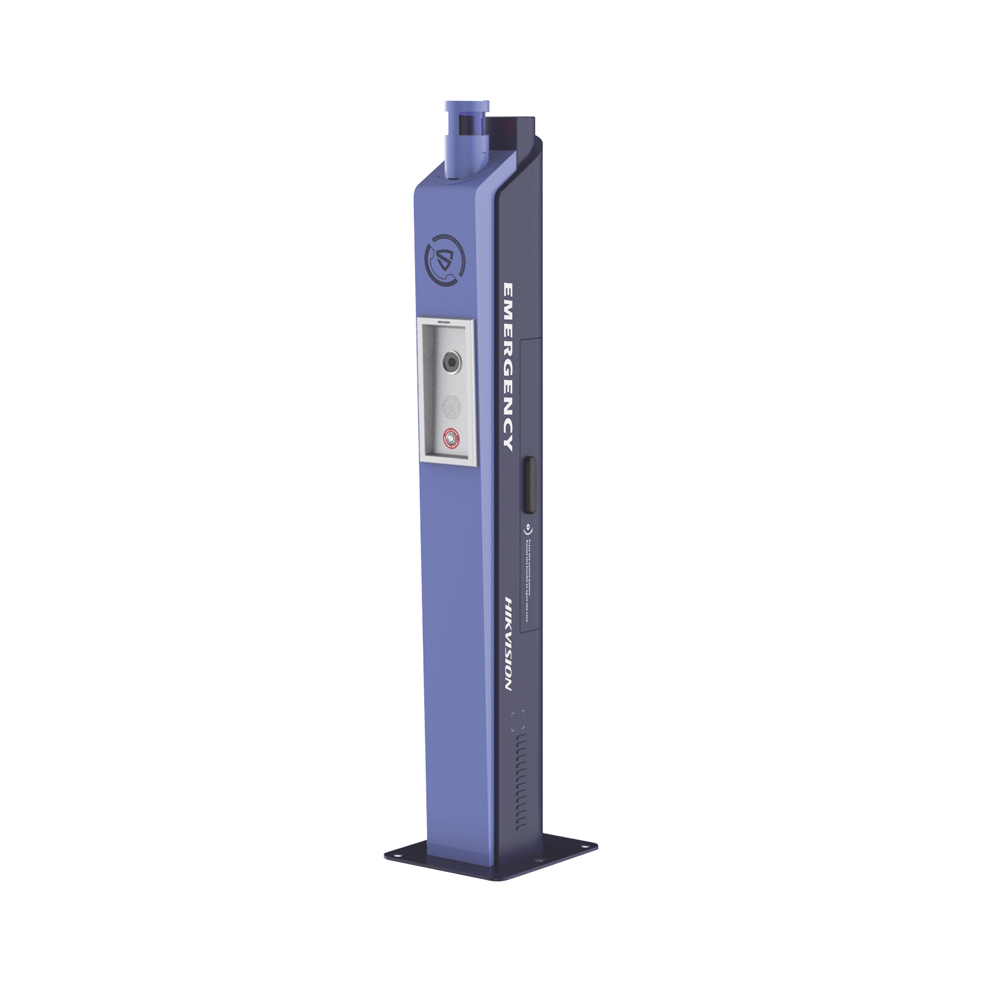 DS-PEA3M-21|Estación de Pánico con Videollamada (Cámara de 2 Megapixel) / Sirena Integrada (Azul y Rojo) / Alarma Integrada / Protección IP65