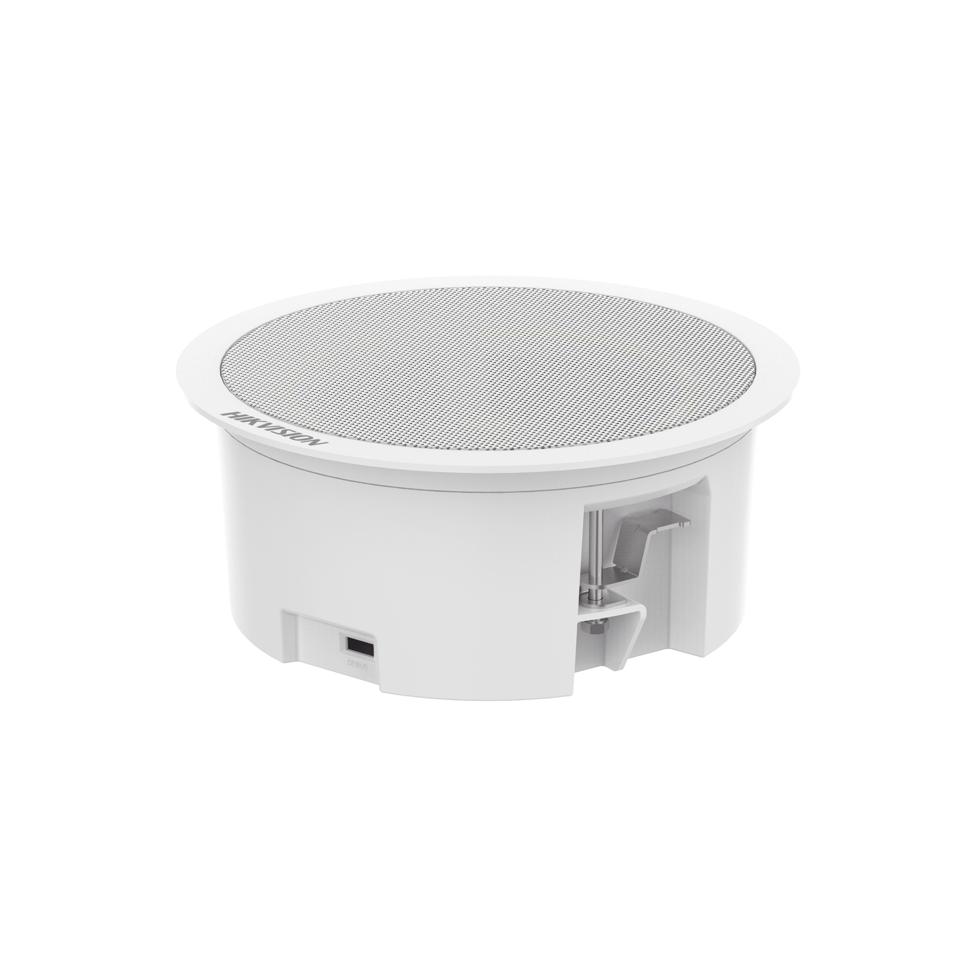 DS-QAZ0203G1-S|Altavoz Secundario para Montaje en Plafón / 3 Watts / 8 Ohms / Compatible con Altavoz IP HIKVISION / Uso en Interior