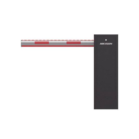 DS-TMG300-DL/A(4M)|Barrera Vehicular IZQUIERDA / Brazo Iluminado Rojo/Verde de 4 mts Incluido  / 3 Seg para Apertura / Cierre Automático con Tiempo Configurable / 2,500,000 MCBF / Compatible con Cualquier Control de Acceso