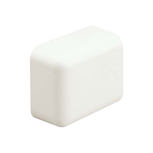ECF10IW-X|Tapa Final, para uso con canaleta LD10, material ABS, Color Blanco Mate