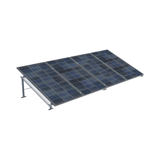 EFSM1324GR|Montaje de piso de Alta Resistencia para Instalación de 4 Paneles Solares de hasta 1300 x 2400 mm (Revisar módulos compatibles)