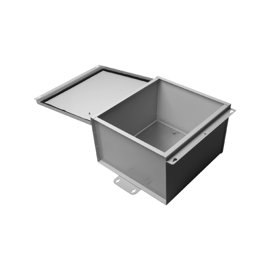 EI-PC-4040-25|Gabinete de Telecom. de Acero Galvanizada con Plato Interior (400 x 400 x 250 mm). SE PUEDE PONER CANDADO.