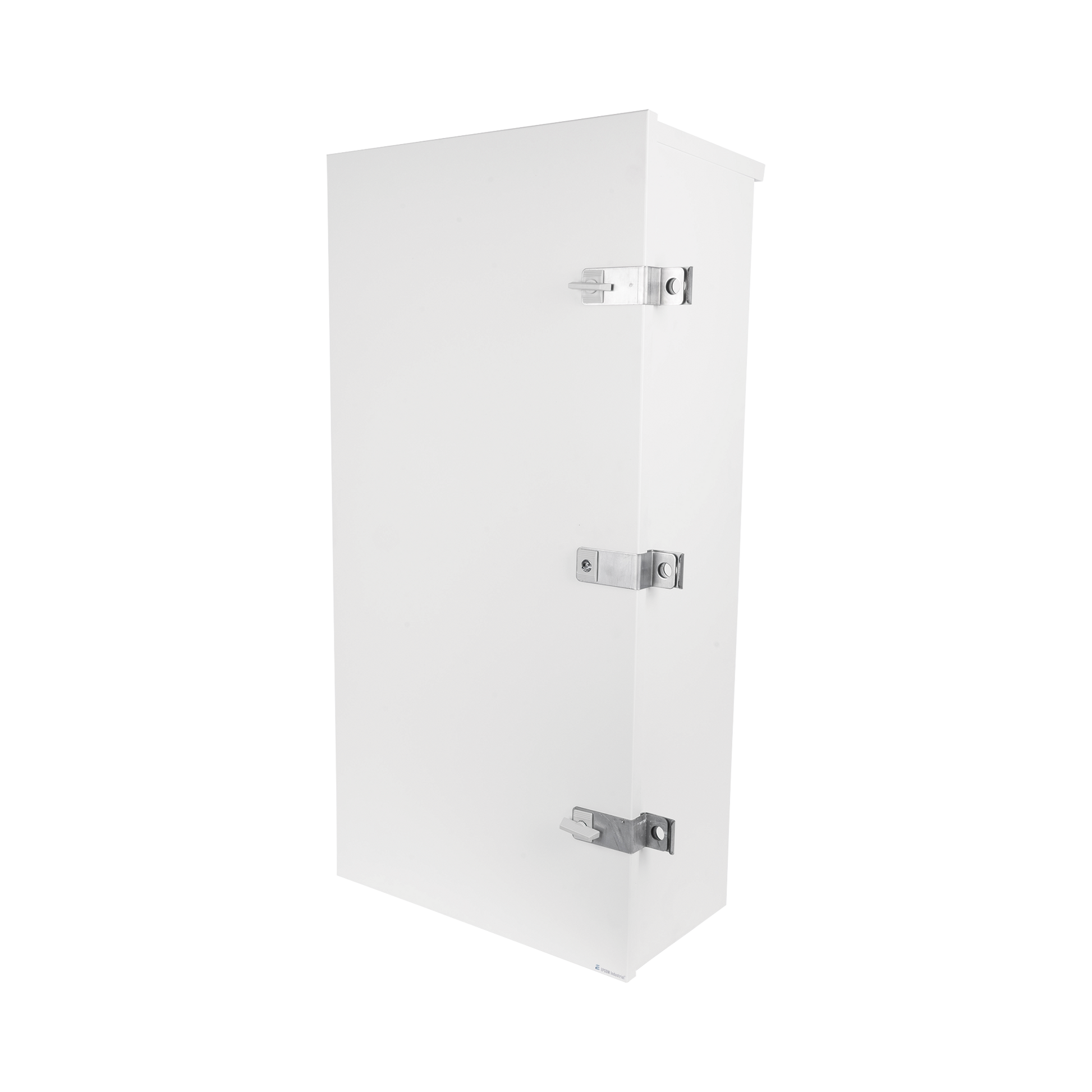 EI-PCB-04-11-03-W3S|Gabinete para instalaci??n de 3 Bater?¡as PL110D12, Fabricado en L?ímina Galvanizada, Accesorios para piso o poste (No incluidos)