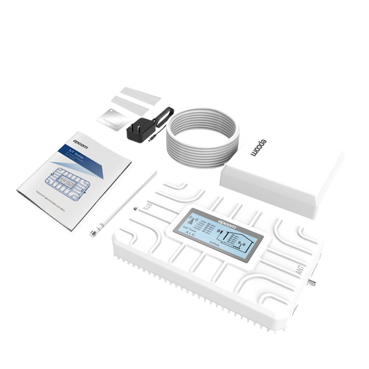 EP-5G-PBT|Kit Amplificador de Se??al Celular 5G / Mejora las llamadas convencionales y VoLTE / Soporta los datos de las tecnolog?¡as 2G, 3G, 4G y 5G de TELCEL, AT&T, MOVISTAR y OMV de Alt?ín / Cubre hasta 300 m2.