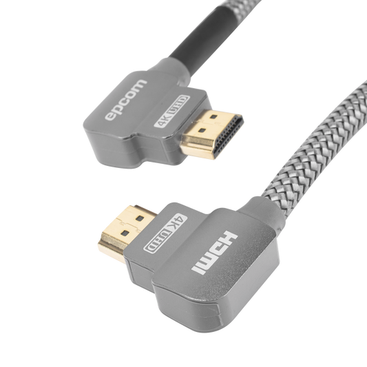 EP-90H-3M|Cable HDMI Angulo 90??| 3m | Alta Definici??n | Version 2.0 | Alta velocidad 18Gbps | 4K@60Hz |