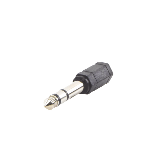 EP-ADAP63|Adaptador de audio 3.5mm hembra a 6.3mm macho (Audio estereo)