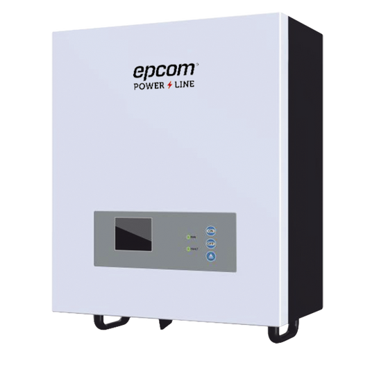 EPI-2500-48|Inversor / Cargador para sistemas tipo isla de 48Vcc/120VCA de 2500W onda sinusoidal pura con controlador MPPT. Administre una fuente fotovoltaica, la red eléctrica y recargue su banco de baterías y su consumo sin problemas.