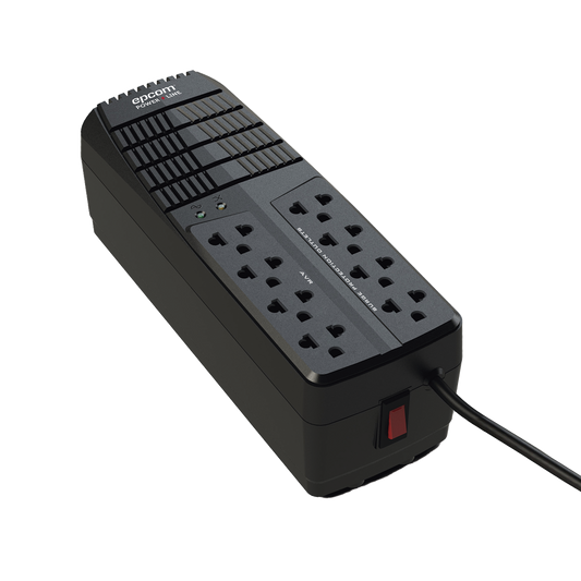 EPL1000AVR|Regulador de Voltaje 1000 VA-500 W /  4 Contactos con AVR / 4 Contactos con Supresor de Picos / Protecci??n RJ11