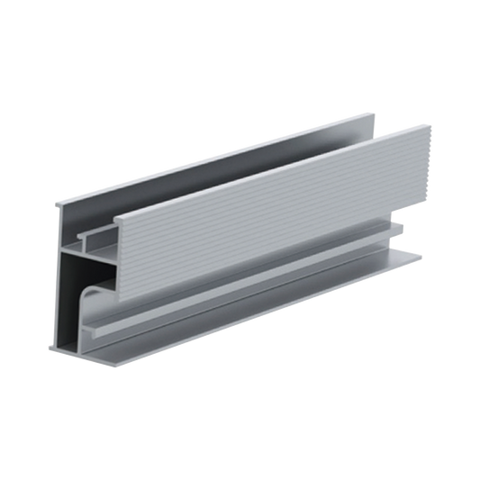 EPL-SR3-4400|Riel 3 para montaje de módulos fotovoltaicos de aluminio anodizado de 4400mm.