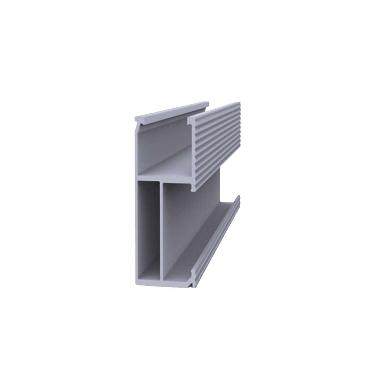 EPLSR84050|Riel 8 para montaje de módulos fotovoltaicos de aluminio anodizado de 4050mm.