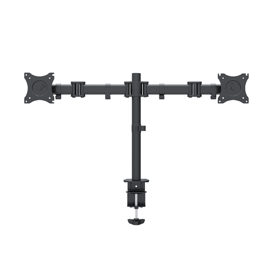 EPS710ED2|Montaje de Escritorio articulado para 2 monitores de 13 a 27" /  Soporta hasta 10 kg / Vesa 75 x 75 / 100 x 100 / Acero / Giro: 360°