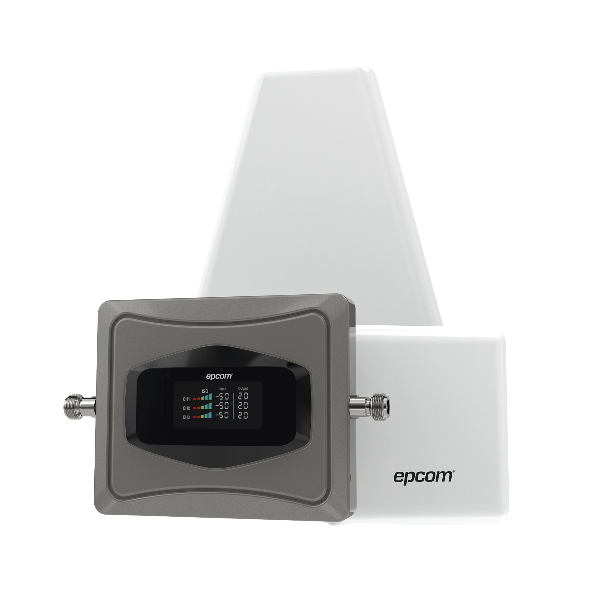 EP-TB-4GV2|Kit Amplificador de Se??al Celular 4G / Mejora las llamadas convencionales y VoLTE / Soporta los datos de las tecnolog?¡as 2G, 3G y 4G de TELCEL, AT&T y MOVISTAR / Cubre hasta 2 espacios de 250 m2 c/u.