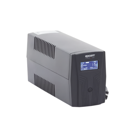 EPU600LCD|UPS de 600VA/360W / Topolog?¡a L?¡nea Interactiva / Entrada y Salida 120 Vca / Clavija NEMA 5-15P / 4 Tomas NEMA 5-15R