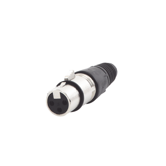 EP-XLRF|Conector XLR 3 Pines Hembra | Ideal para Conexiones de Micrófonos y Mezcladoras | Equipo de Audio Profesional
