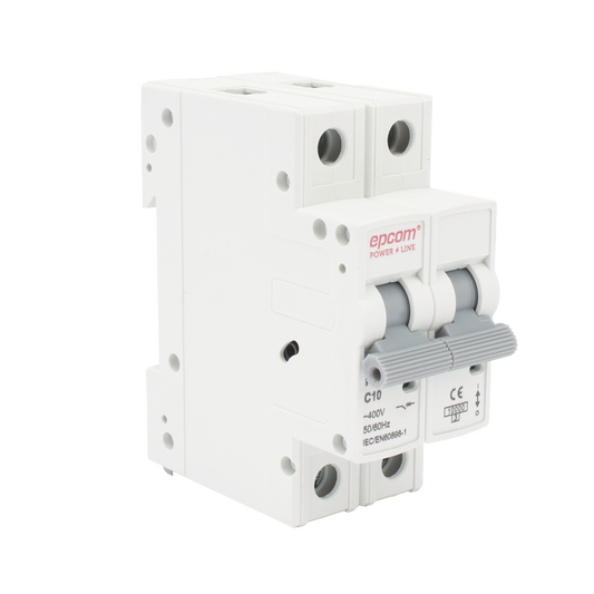 FE7632PC10|Protecci??n T?®rmica 2P, 10 A,  Corriente Alterna  400 Vca para Aplicaci??n Fotovoltaica Montaje Riel DIN