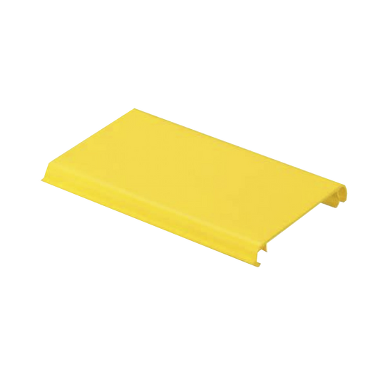 FRHC4YL6|Tapa Con Bisagra a Presión Para Canaleta FiberRunner™ FR4X4YL6, de PVC Rígido, Color Amarillo, 1.8 m de Largo