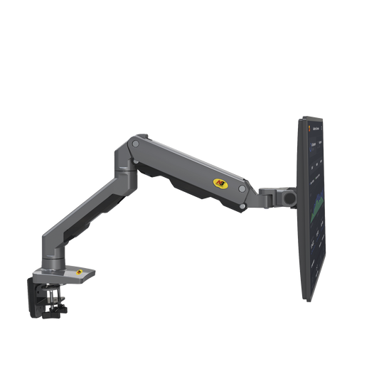 G60NB|Montaje de Escritorio Articulado para Monitores de  27-45" / Soporta hasta 15 kg / Vesa 75 x 75 / 100 x 100 / Acero / Giro: 360??
