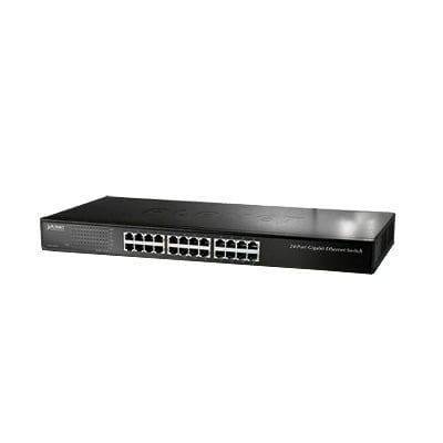 GSW-2401|Switch No Administrable Gigabit de 24 Puertos 10/100/1000 Mbps, Con Modo Extendido Para Envió de Datos de Hasta 200 m