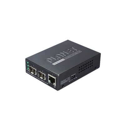 GT-1205A|Convertidor de Medios con Doble Puerto SFP 1000BASE-FX/SX/LX y Puerto Ethernet 1000Base-T