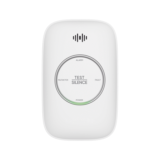 HF-GN110|(HikFire) Detector de Gas Natural Metano (CH4) / Alarma Temprana / Registro de Eventos / Salida para cierre de Válvula y/o  activación de Ventilador / Protección IP30 / Alarma de 70dB a 115dB a 1 metro de distancia
