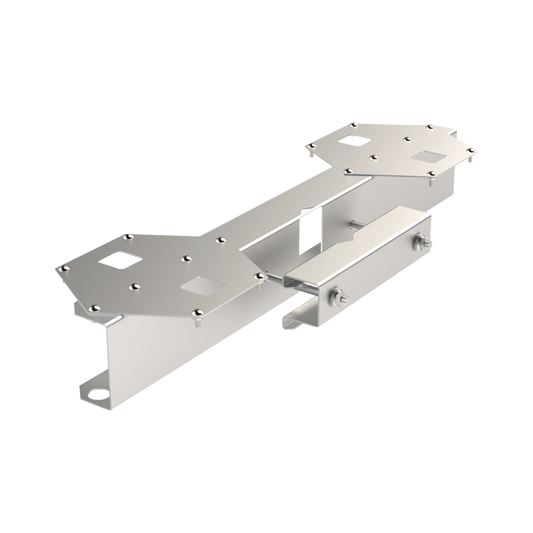 HLU3-DOBLE|Base Doble para Lámpara de Obstrucción EI-GSLSE. Compatible con tubo hasta 1-1/4".