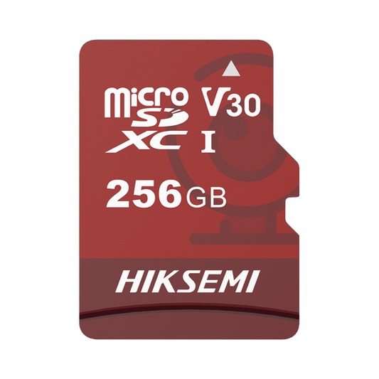 HS-TF-E1/256G|Memoria microSD / Clase 10 de 256 GB / Especializada Para Videovigilancia (Uso 24/7) / Compatibles con cámaras HIKVISION y Otras Marcas / 95 MB/s Lectura / 55 MB/s Escritura