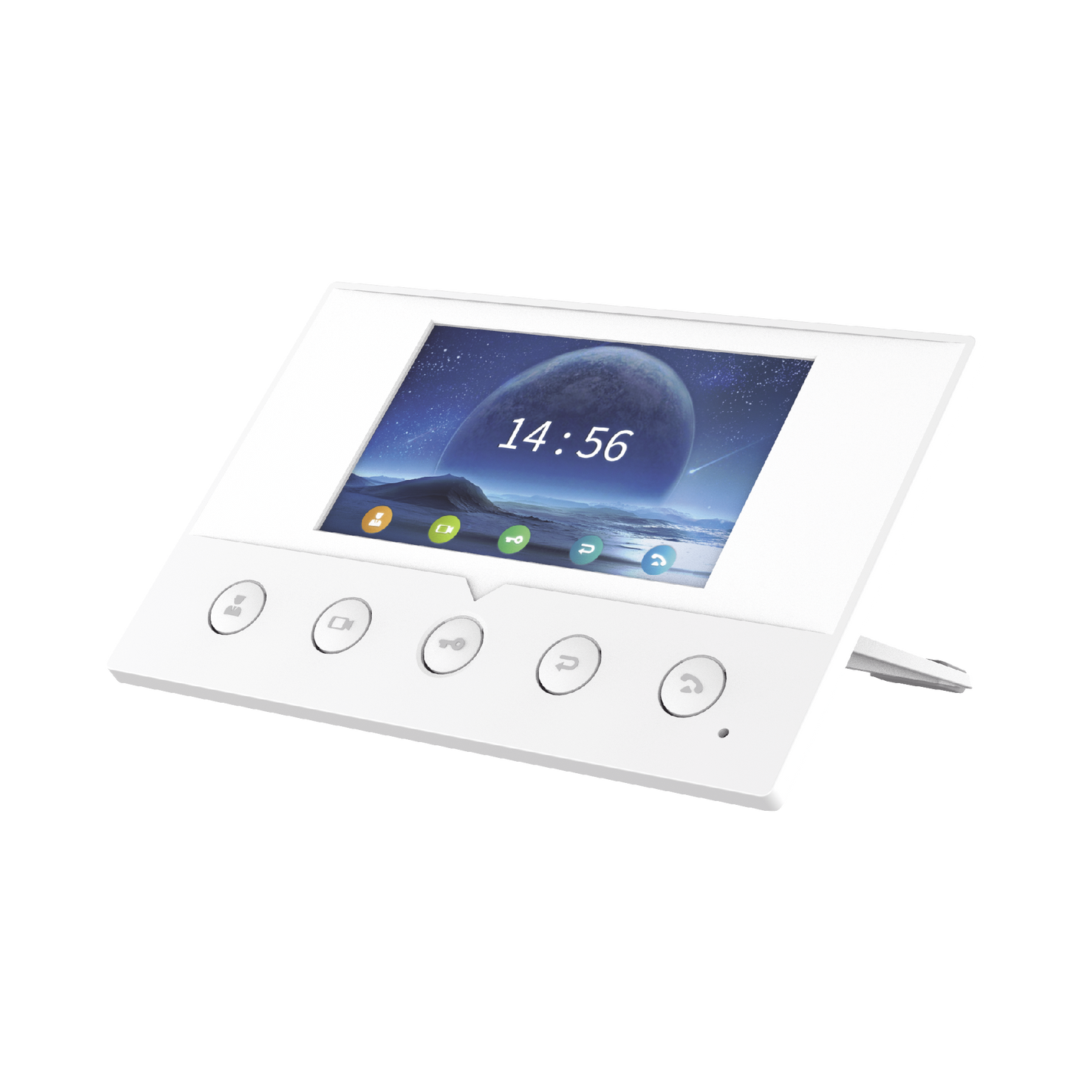 I51W|Monitor IP/SIP para interior, Wi-Fi, pantalla a color de 4.3", audio de 2 vías, PoE, 8 interfaces de entrada de alarma.
