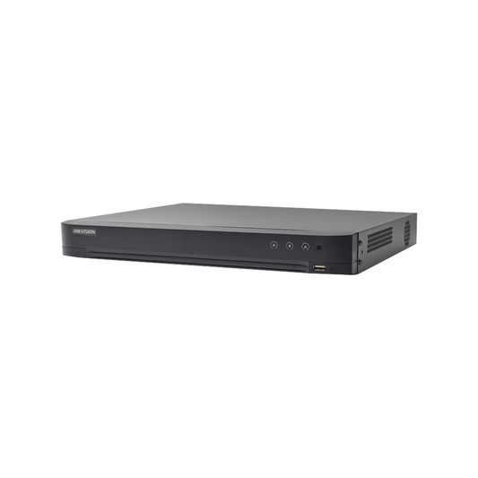 IDS-7232HQHI-M2/S(E)|DVR 32 Canales TurboHD + 8 Canales IP / 5 Megapixel Lite - 3K Lite / Acusense (Evita Falsas Alarmas) / Audio por Coaxitron / 2 Bahías de Disco Duro / H.265+ / Salida de Video en Full HD