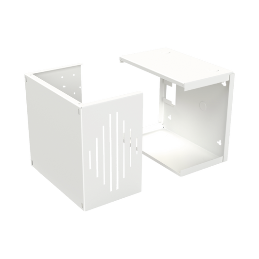IMP-30-V3|Gabinete para Resguardo de Sirena de 30 W (SF581A o SF581L No incluida), Preparación para Tamper (No incluido).