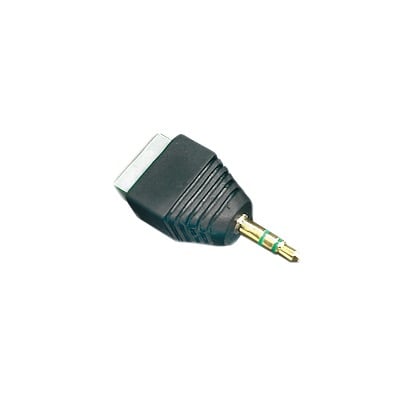 JR58|Adaptador para audio y video de 3.5 mm con terminal atornillable