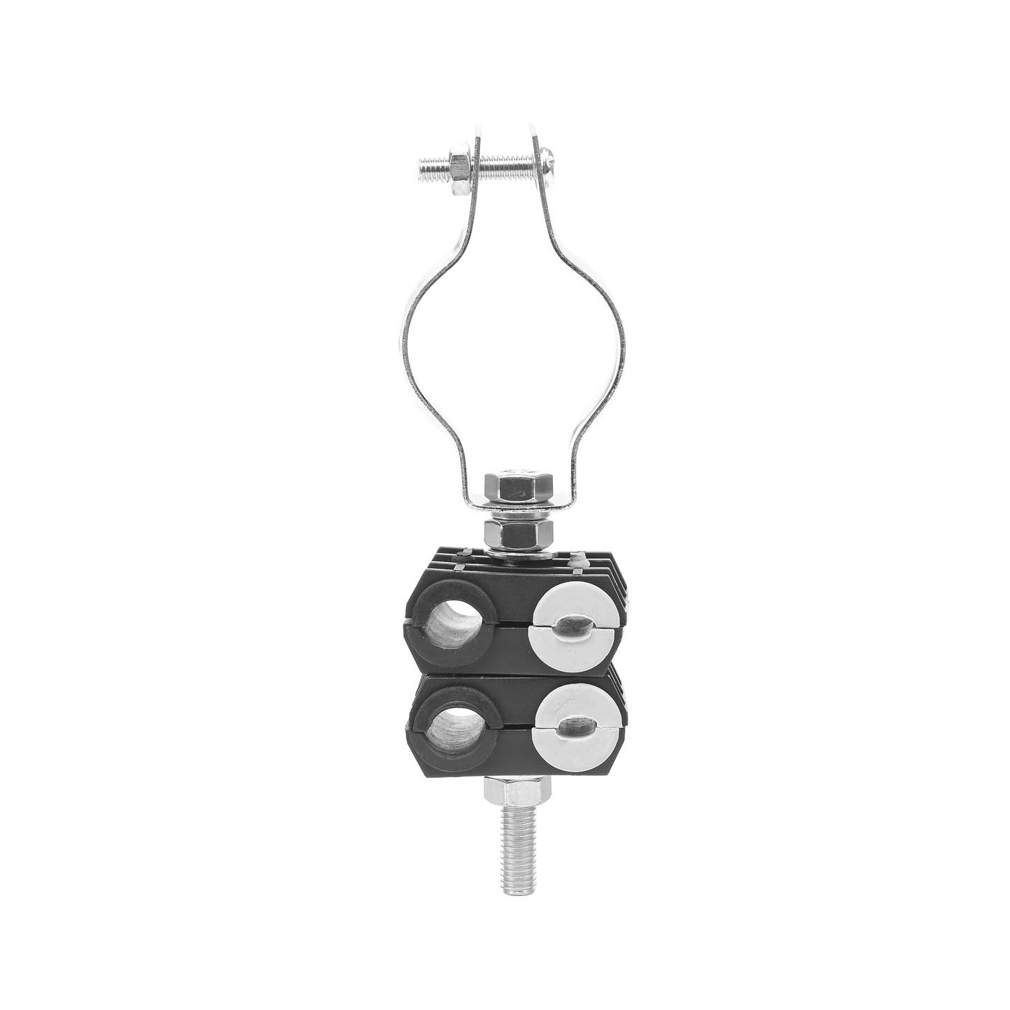KITST68MCLICK2|KIT de Dos Sujetadores de plastico para cuatro cables de 6 a 8 mm con todo y hardware de instalación en tubos de 1 1/4 in