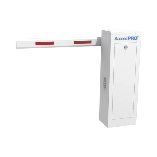 KT-XBF-4ML|Kit de Barrera Vehicular Izquierda y Brazo de hasta 4 metros / Tiempo de Apertura 3 segundos