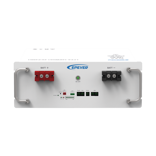 LFP100EP51.2|Batería de Litio LiFePO4 51.2Vcc, 5.12Kwh, Rack 4UR para Montaje en Rack,