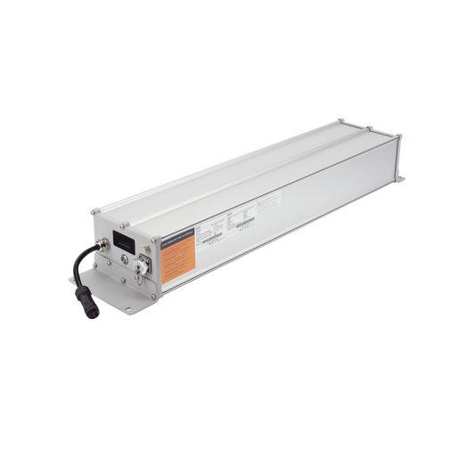 LIPV100A|Batería de Ion-Litio para Videovigilancia 1280 Wh,  100Ah,  Controlador Incluido, Conexión Directa a Panel Solar y Salida de 12 Vcc o 24 Vcc