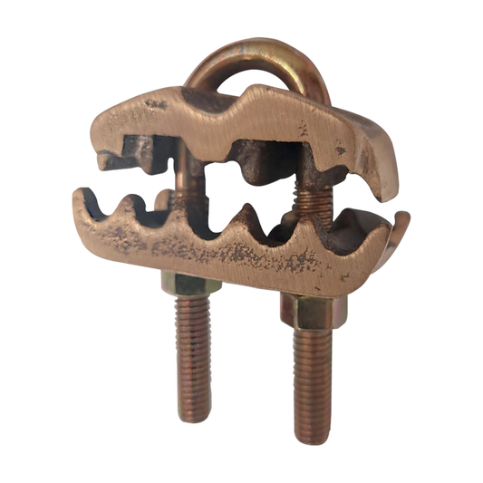 LP-CP-2/0|Conector para 3 Cables de Cobre (4 - 2/0 AWG) a Tubo o Varilla (5/8 in - 3/4 in).