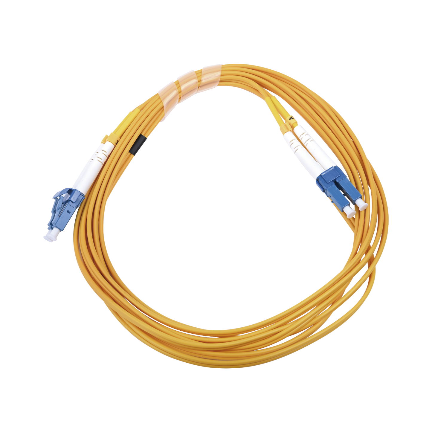 LP-FO-LCU-LCU-03|Jumper de Fibra Óptica Monomodo 9/125 LC/UPC-LC/UPC, PVC, 2.0 mm, Dúplex, amarillo, 3 metros