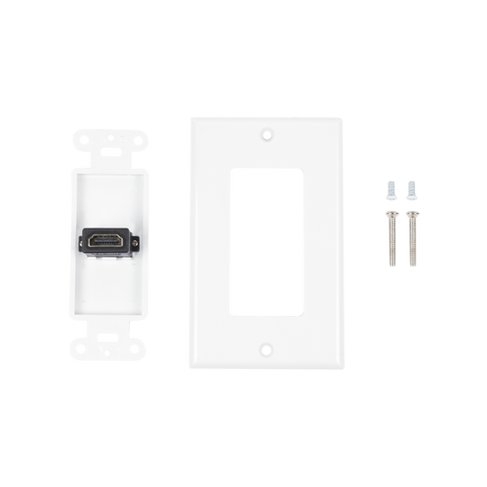 LP-FP-90|Placa de pared 1 puerto HDMI hembra a hembra