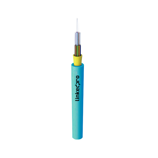 LP-IC-OM3-R-12|Cable de Fibra Óptica Multimodo OM3 50/125, 12 hilos, para Interior, Tight Buffer 900µm, OFNR Riser, Dieléctrica, Precio Por Metro, (Hasta 2000 metros en un solo tramo de cable)
